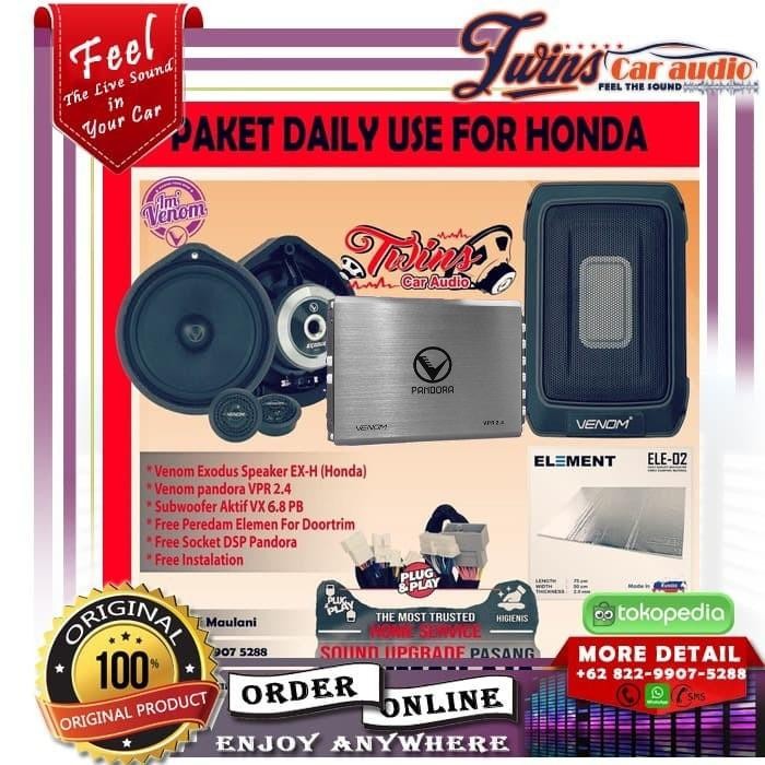 PREMIUM Paket audio mobil venom (home Servise) paket venom Exodus/audio murah