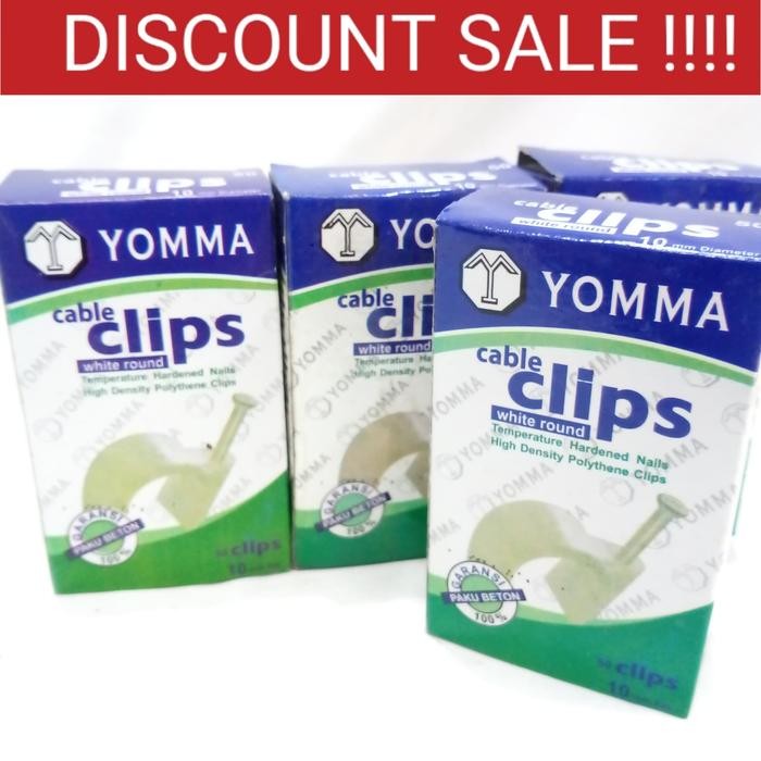 PREMIUM Klem Kabel Beton 10 mm Kotakan / Klem Kabel Listrik No 10