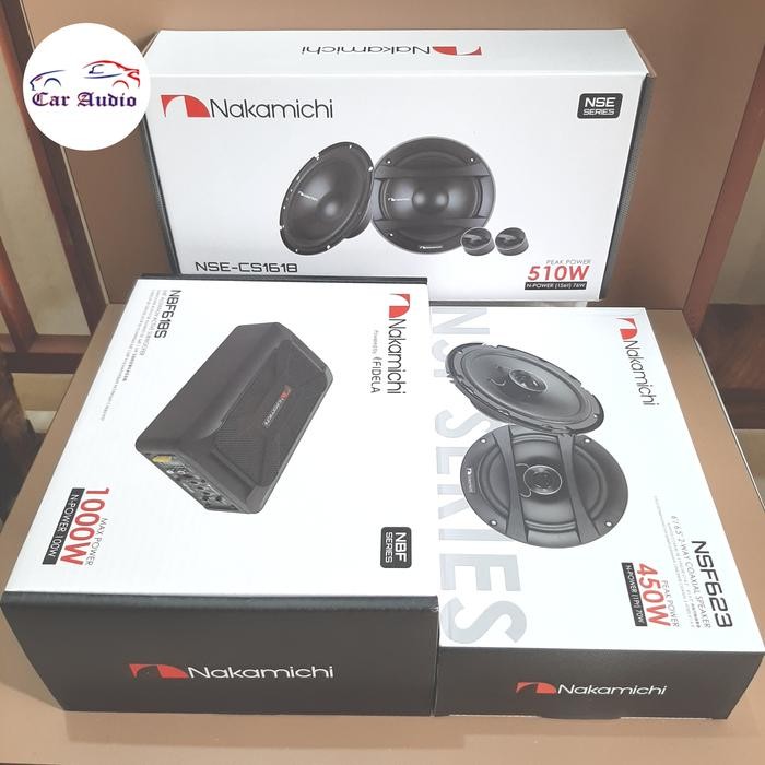 PREMIUM PAKET AUDIO NAKAMICHI SUB KOLONG NAKAMICHI + SPEAKER SPLIT NAKAMICHI + SPEAKER COAXIAL