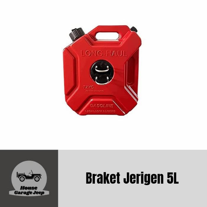 PREMIUM Braket Jerigen Bensin Solar Long Houl 5L 5 Liter Motor Mobil Offroad