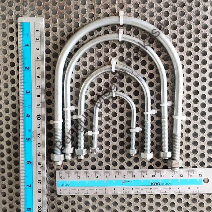 PREMIUM U Bolt 2" inch / Klem Pipa