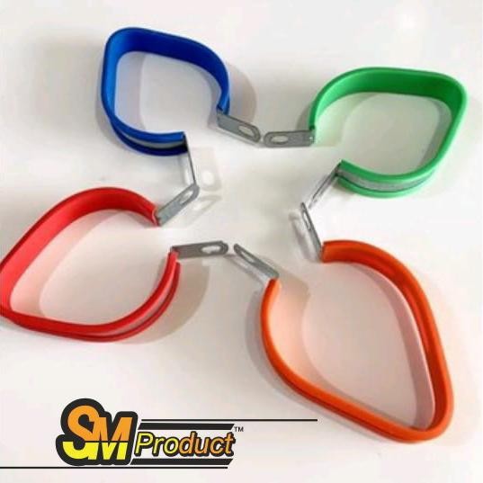 PREMIUM Klem OVAL Knalpot Racing/ Breket bentuk OVAL (Termurah)