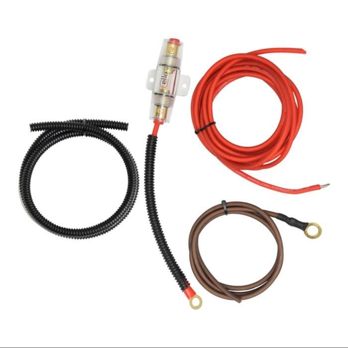 PREMIUM Kabel set untuk pemasangan audio mobil power amplifier 10 AWG