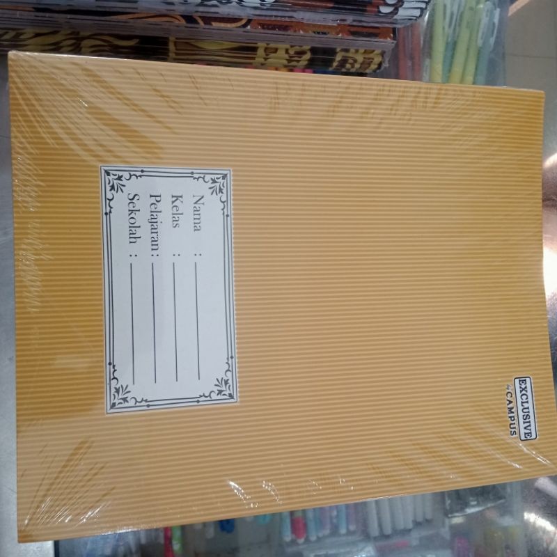 

BUKU TULIS CAMPUS KUARTO SAMPUL COKLAT 38 LEMBAR ISI 10 BUKU Kertas Peper.