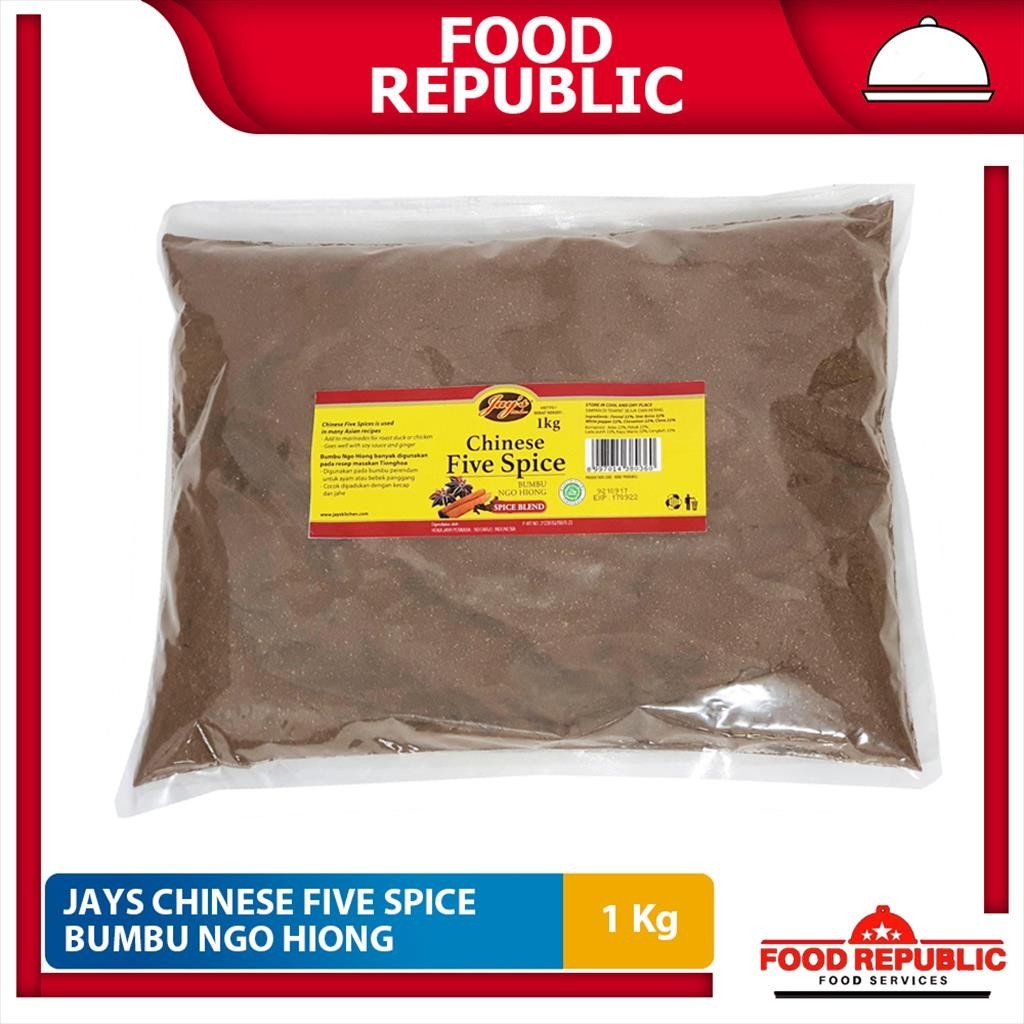 

BUMBU NGO HIONG BUBUK 1 KG JAYS CHINESE FIVE SPICE BLEND NGOHIONG