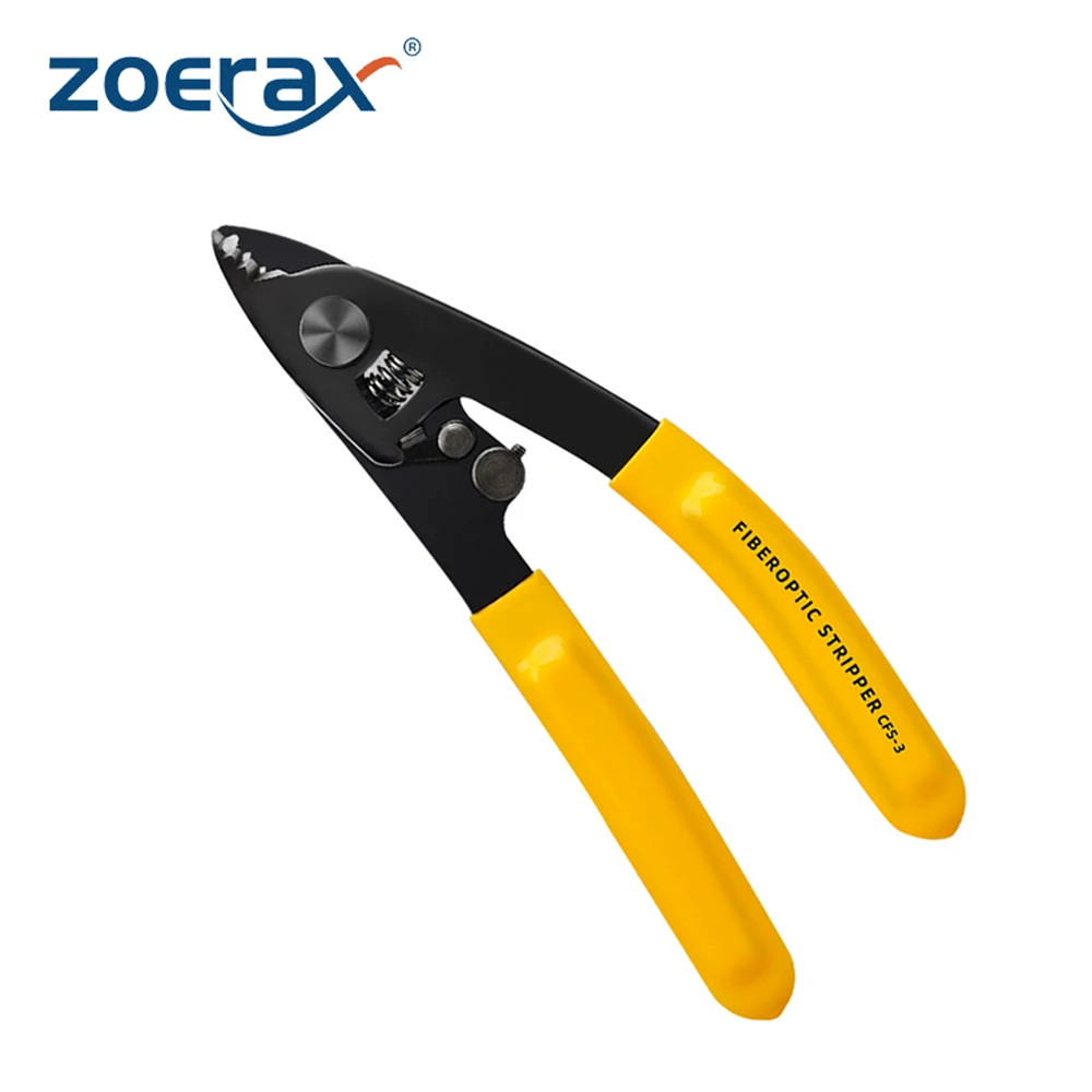Zoerax Cfs-3 Series Three Hole Precision Fiber Stripper Pliers Efficient Fiber Stripping Tool For