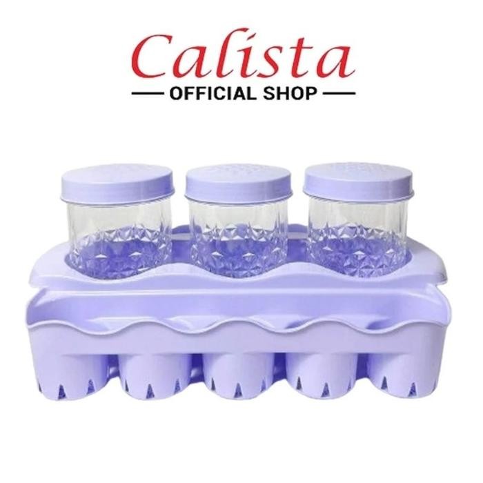 CALISTA TOPLES SET RAK AQUA NAMPAN BECKEL TOPLES KOMBINASI CALISTA PREMIUM WADAH AIR GELAS + 3