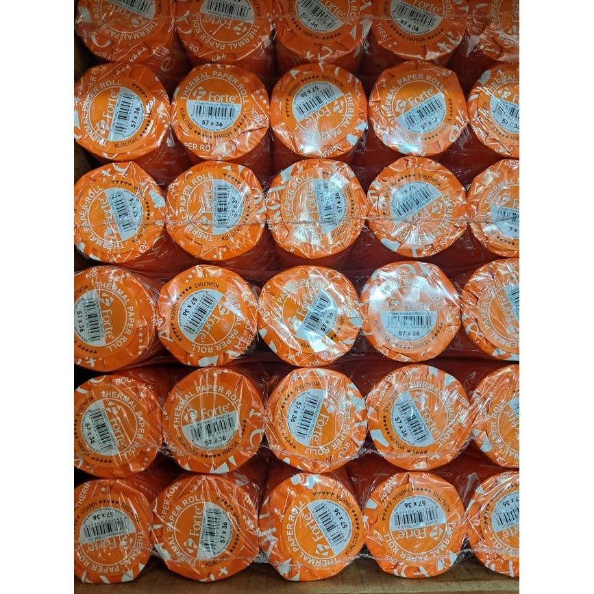 

Kertas Thermal Struk Kasir 57x36 Forte PER DUS WE!!