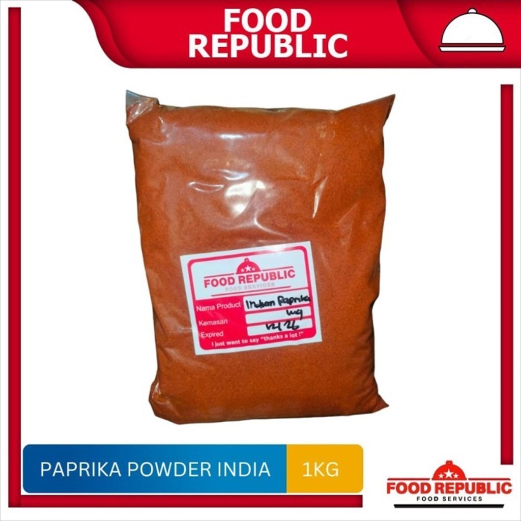 

Paprika Bubuk India / Capsicum Powder / Bell Pepper Powder 1 KG Import