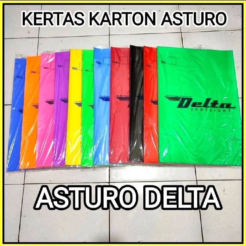 

1 Pak Kertas Karton Asturo Isi 50 Lembar WE!!