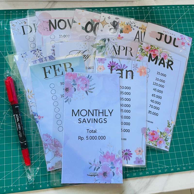 

Monthly Saving A6 Nabung Bulanan Bisa Di Pakai Berulang WE!!