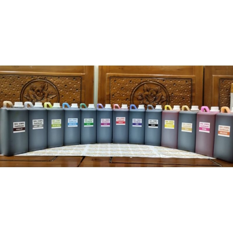 

TINTA STEMPEL FLASH/OTOMATIS All VARIANT WARNA ISI 1LT WE!!