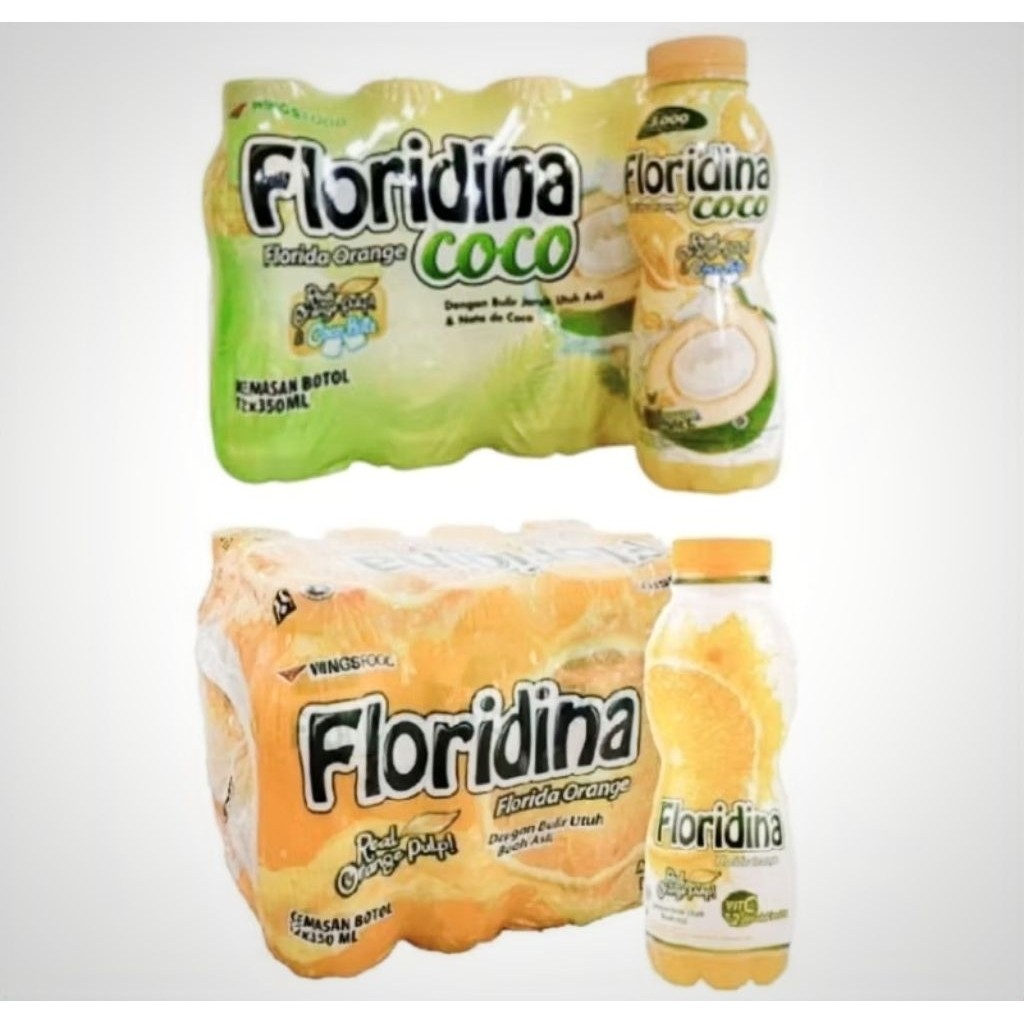 

WHYN!! [12 botol @350] Floridina orange/coconut