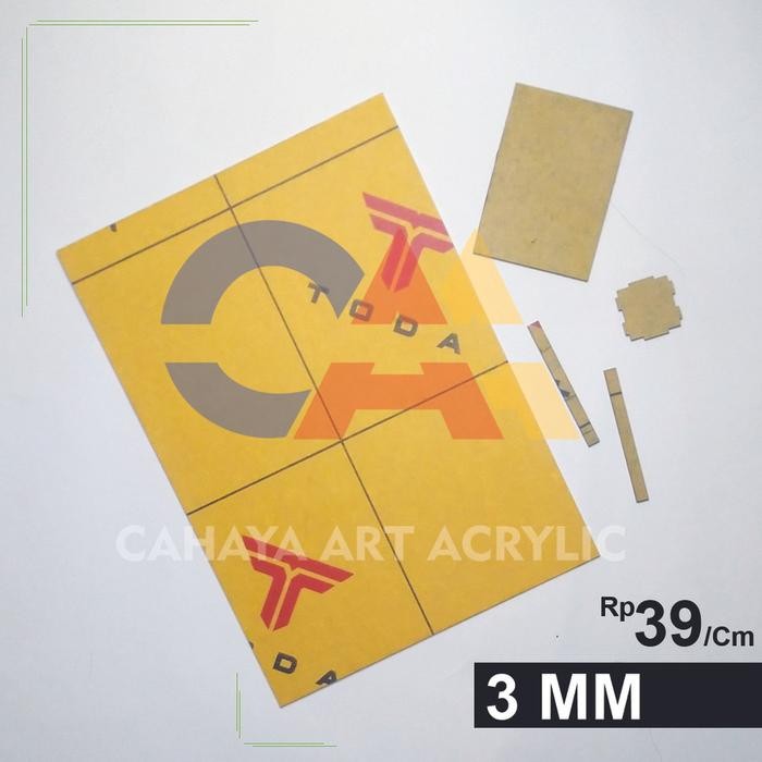 

No Na - Akrilik Potong Custom 3Mm / Laser Cutting (Harga Pasti)