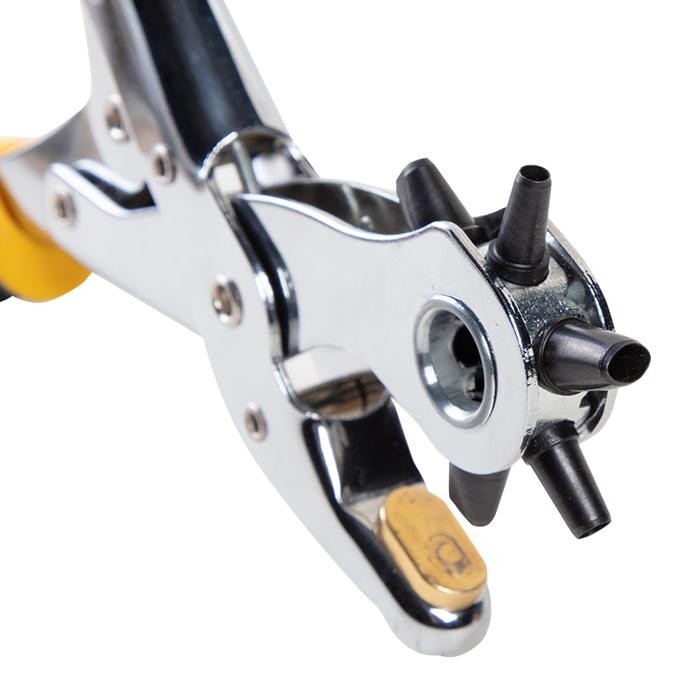 

No Na - Deli Tools Punch Pliers / Tang Pembolong Gesper 9 Inch Material Chrome