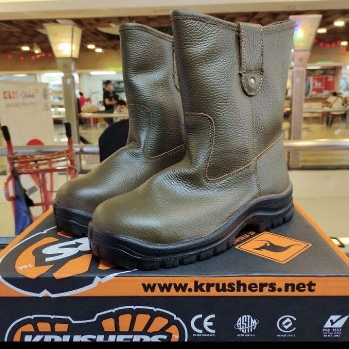 Sepatu Safety Krusher Texas Brown