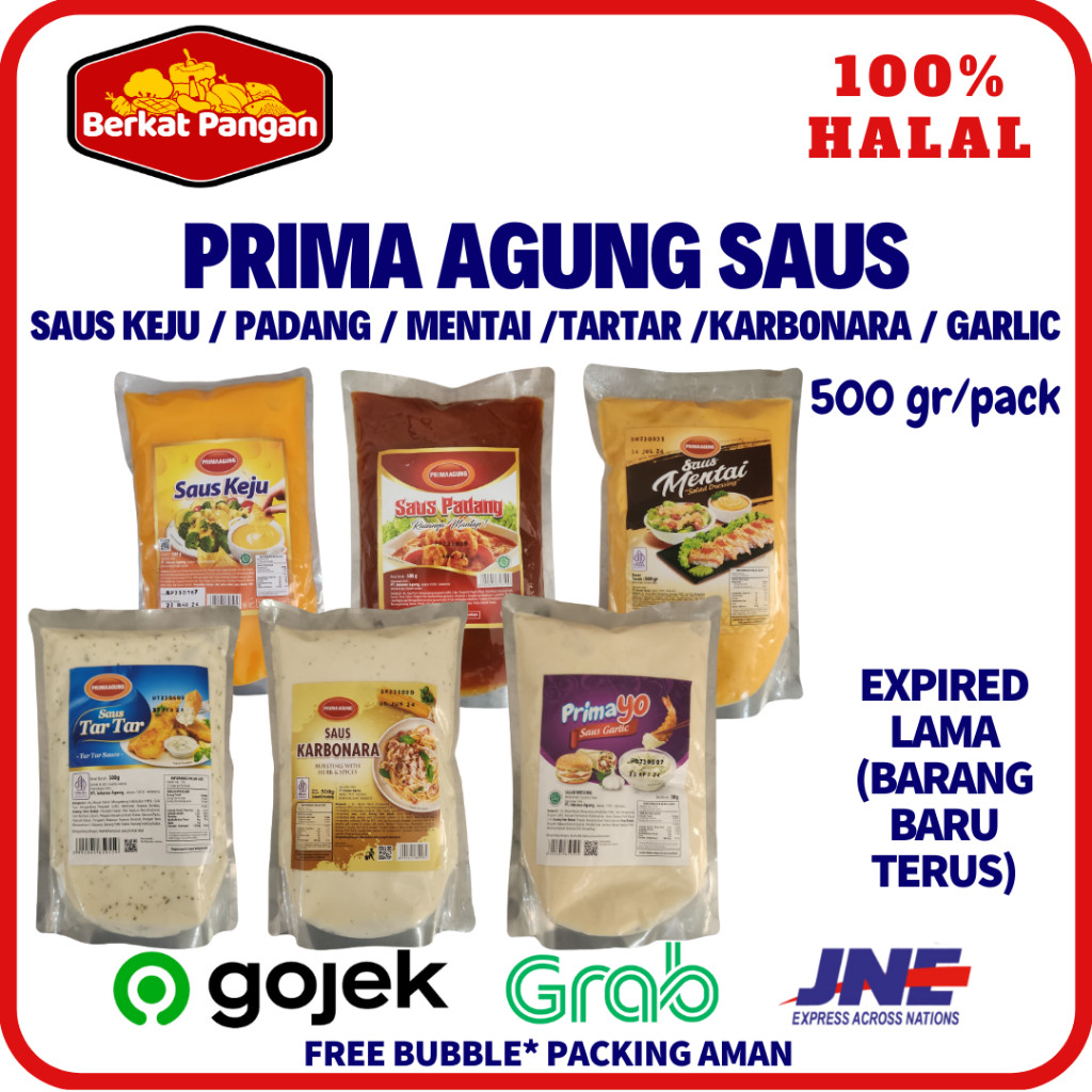 

Prima Agung Saus Keju / Mentai / Tartar / Garlic / Padang / Karbonara 500gr