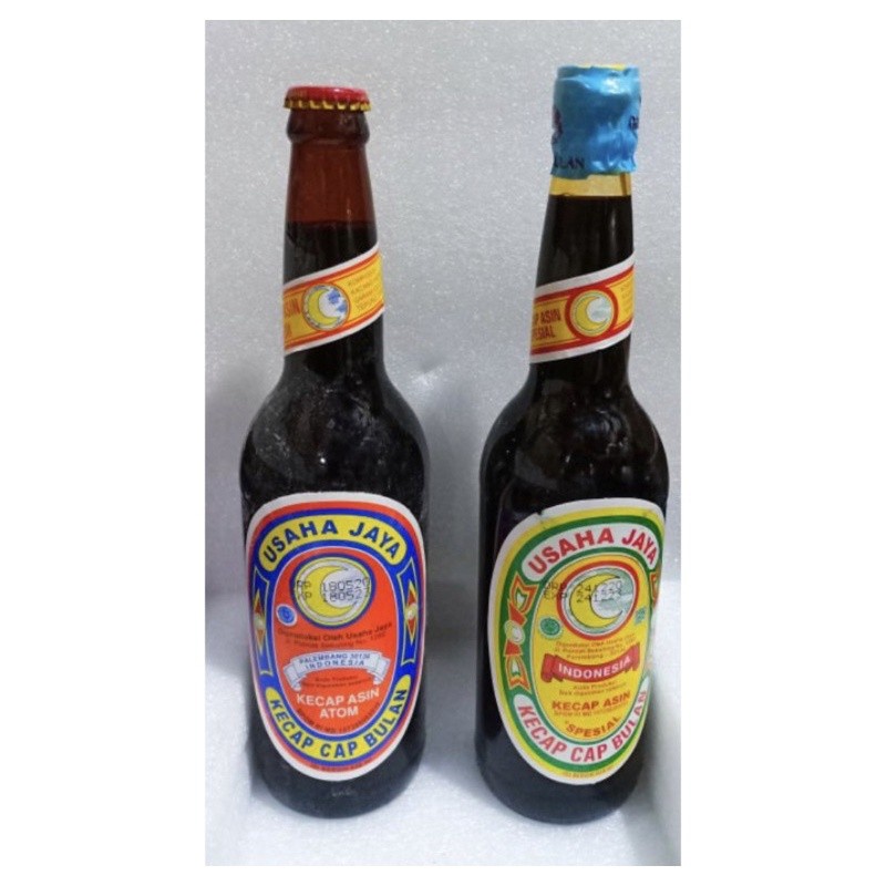 

Kecap Asin Atom Cap Bulan Palembang Asli 620ML