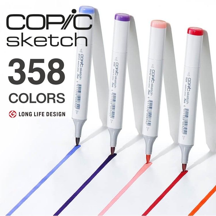 

Copic Sketch Graphic Marker Alcohol Based Dye Ink Refillable Satuan WE!!!
