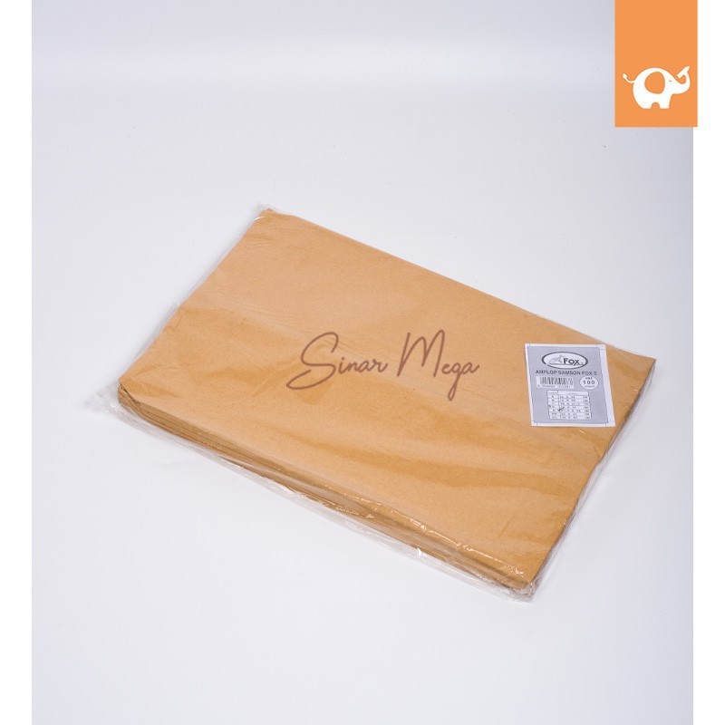 

Fox Amplop Samson Coklat Fox E (Pak) Isi 100 buah Murah Berkualitas WE!!
