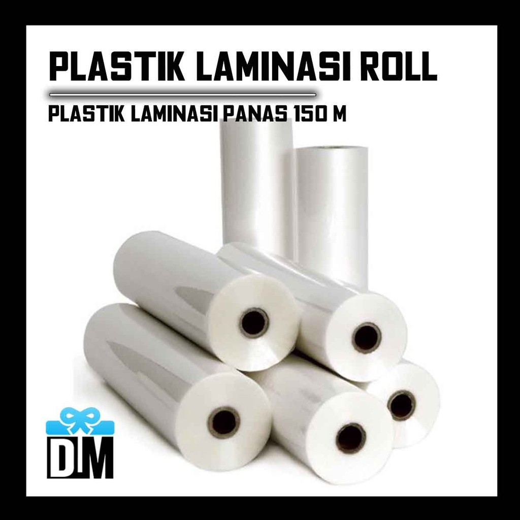 

Refill Plastik Laminasi Panas Doff Glossy 150m Roll Plastic Laminating Hot WE!!!