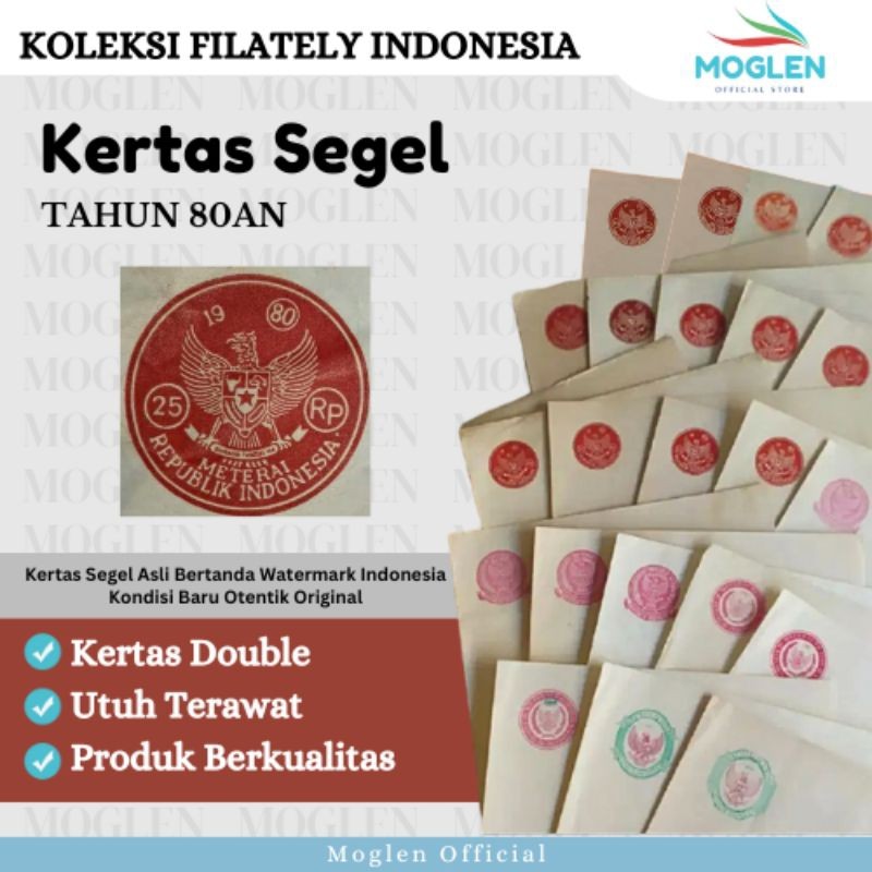 

Kertas Segel TAHUN 1980 1981 1982 1983 1984 1985 1986 1989 Double Slide Asli Original WE!!