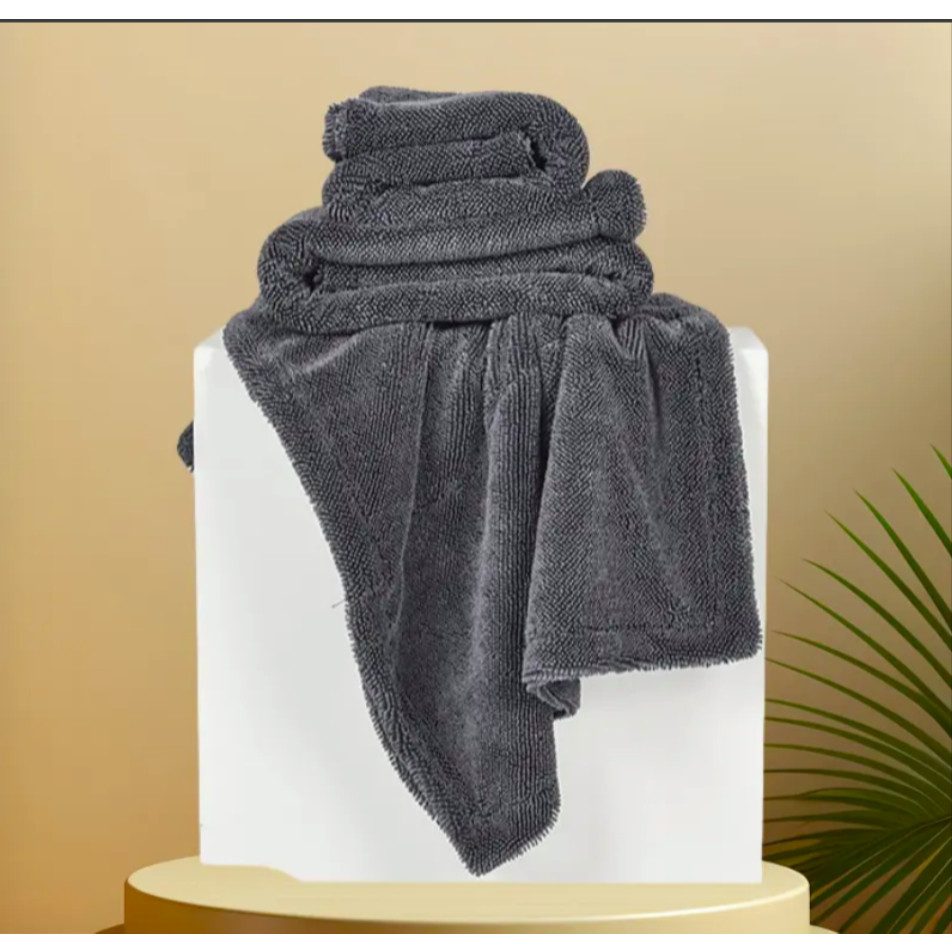 Lap Microfiber Jumbo 1600 GSM / Drying Towel Besar Kain Handuk Pengering Mobil dan Motor