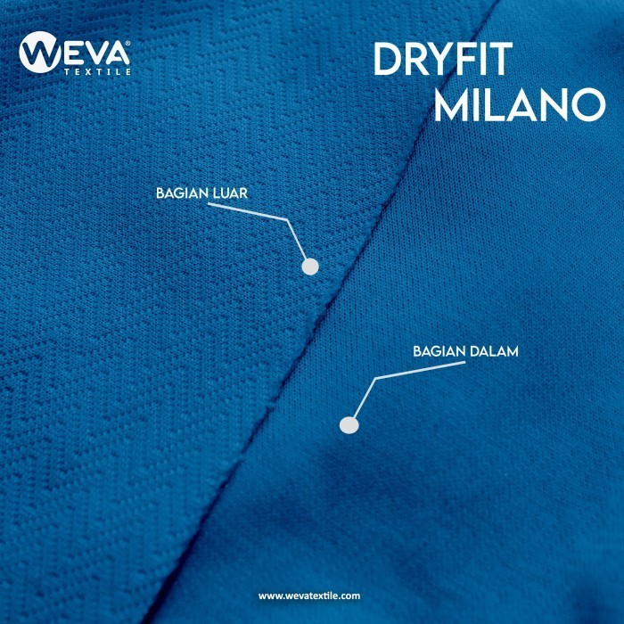 Bahan Kain Jersey Dryfit Milano Ungu - Kain Drifit Weva Textile