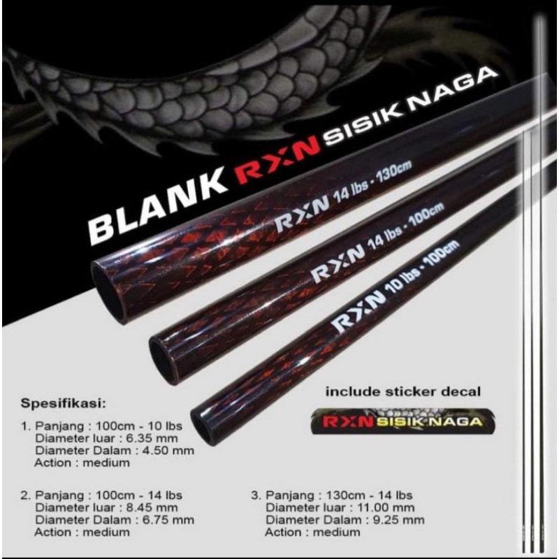 Blank Relix Nusantara Sisik Naga Plus Packing