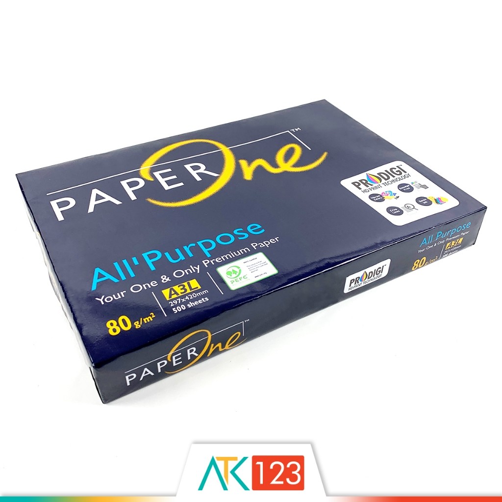 

Kertas HVS A3 80 Gsm - Paper One