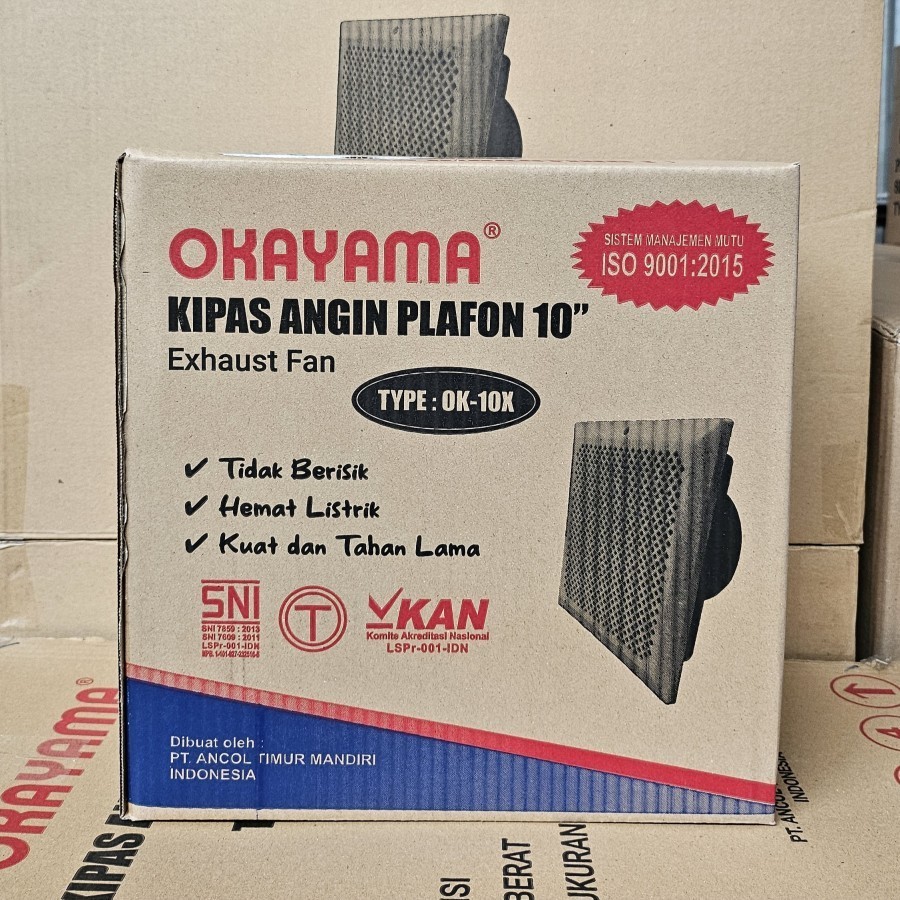 OKAYAMA EXHAUS FAN OK-10X 10 INCH KIPAS ANGIN PLAFON