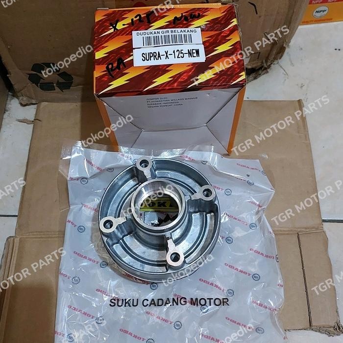 SALE DUDUKAN NAP GIR GEAR BELAKANG SUPRA X 125 DD DOUBLE DISK BATMAN