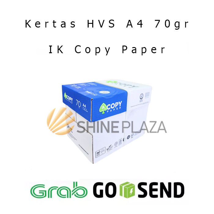 

Kertas HVS A4 70gr IK Copy Paper - Kertas Print Fotocopy Putih A4 70 Gram 1 Dus