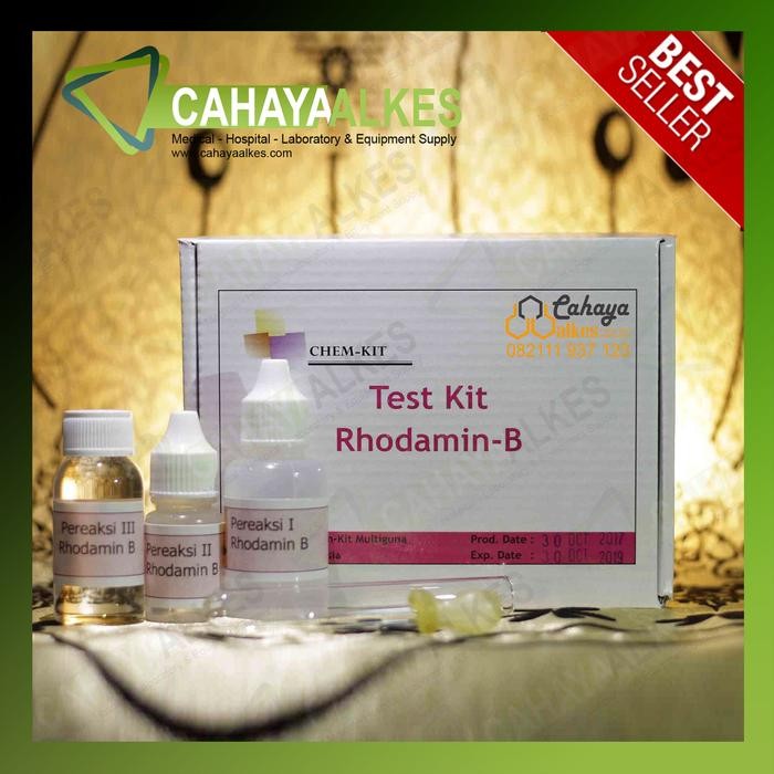 

Test Kit Rho - damin B Chemkit Alat Uji Makanan Untuk 50x uji