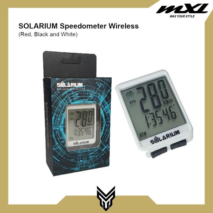 MXL SOLARIUM SPEEDOMETER WIRELESS SEPEDA LIPAT MTB ROAD BIKE BICYCLE