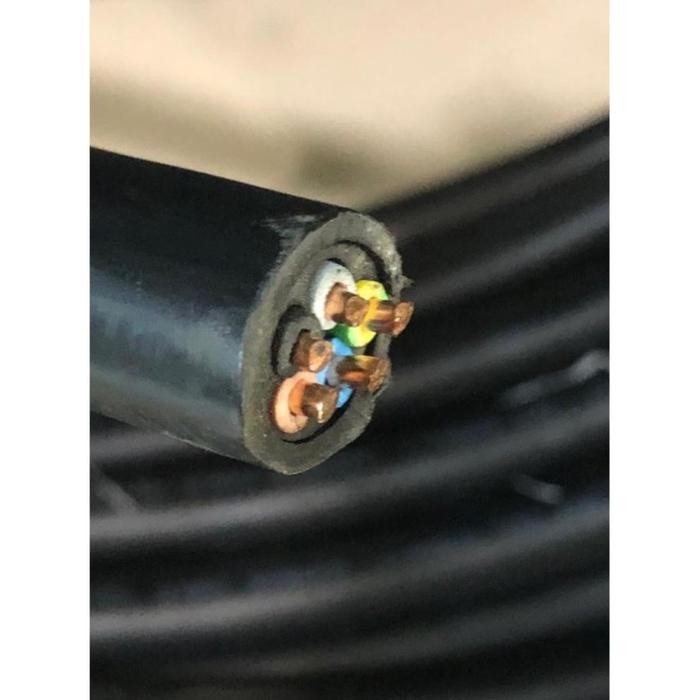 KABEL TUNGGAL / ENGKEL NYY 5X10MM KABEL METAL 5X10 MM PER METER METAL