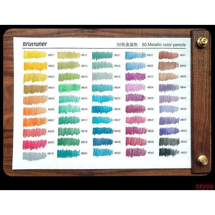 

Big Boss - Pensil Warna Brutfuner 50 Metallic Colored Pencil New Edition