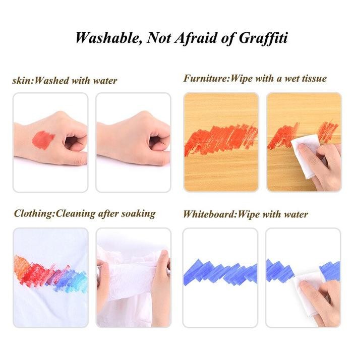 

Big Boss - Mideer Silky Crayon/Colors Drawing Painting Watercolor Art Marker Pens