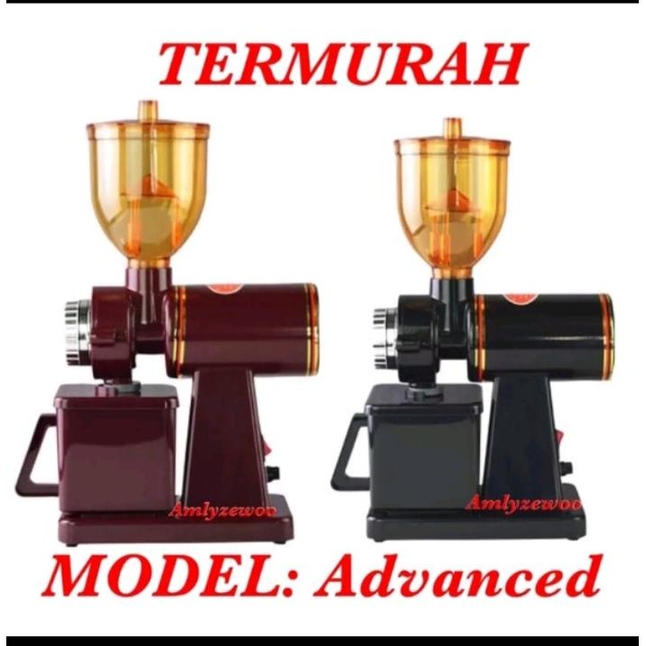 

Terlaris Mesin Giling Biji Kopi Coffee Maker Grinder Listrik Electric Rumahan & 600N Hitam