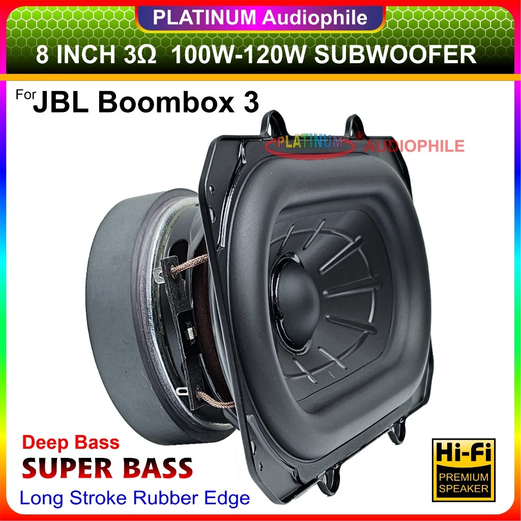 Speaker JBL Boombox 3 Subwoofer Super Bass 8 inch Oval 3 ohm 100W-120W BB3