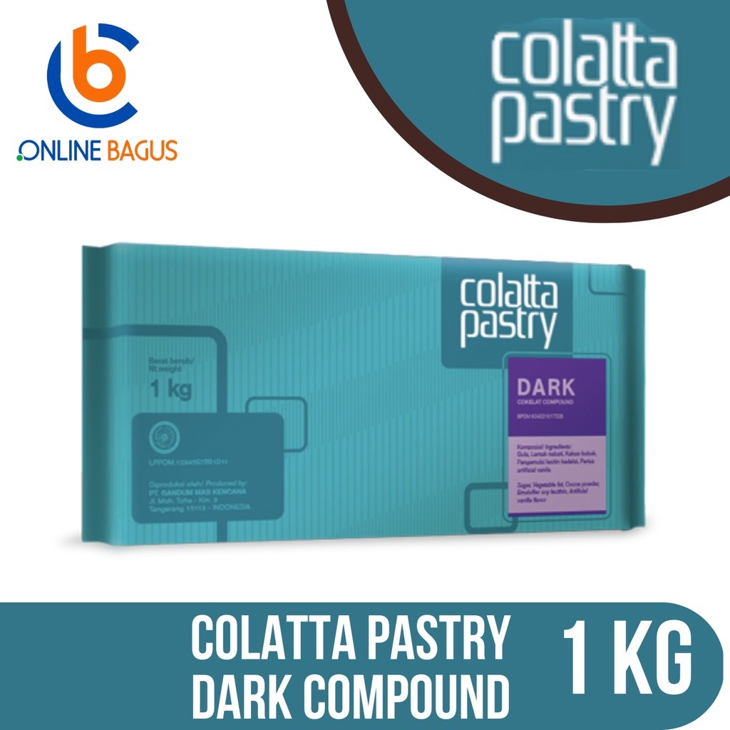 

Colatta Pastry Dark Chocolate Compound 1kg WE!!
