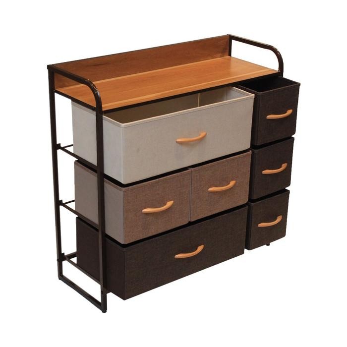 Informa Floyd Laci Penyimpanan 7 Tingkat Laci Kabinet Serbaguna Cabinet Penyimpanan Indoor