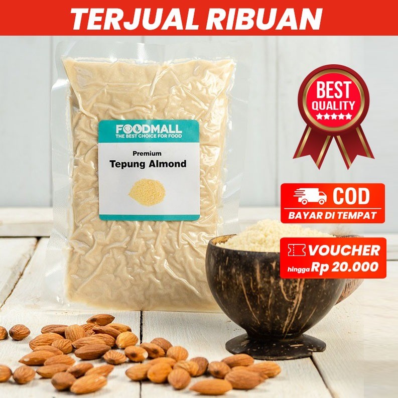

Tepung Almond / Almond Flour 250 gram Extra Fine / almond bubuk