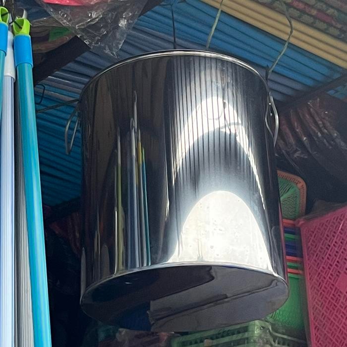 Harga Promo Panci / Tong/ Dandang Air Stainless Tinggi Polos Bmn2