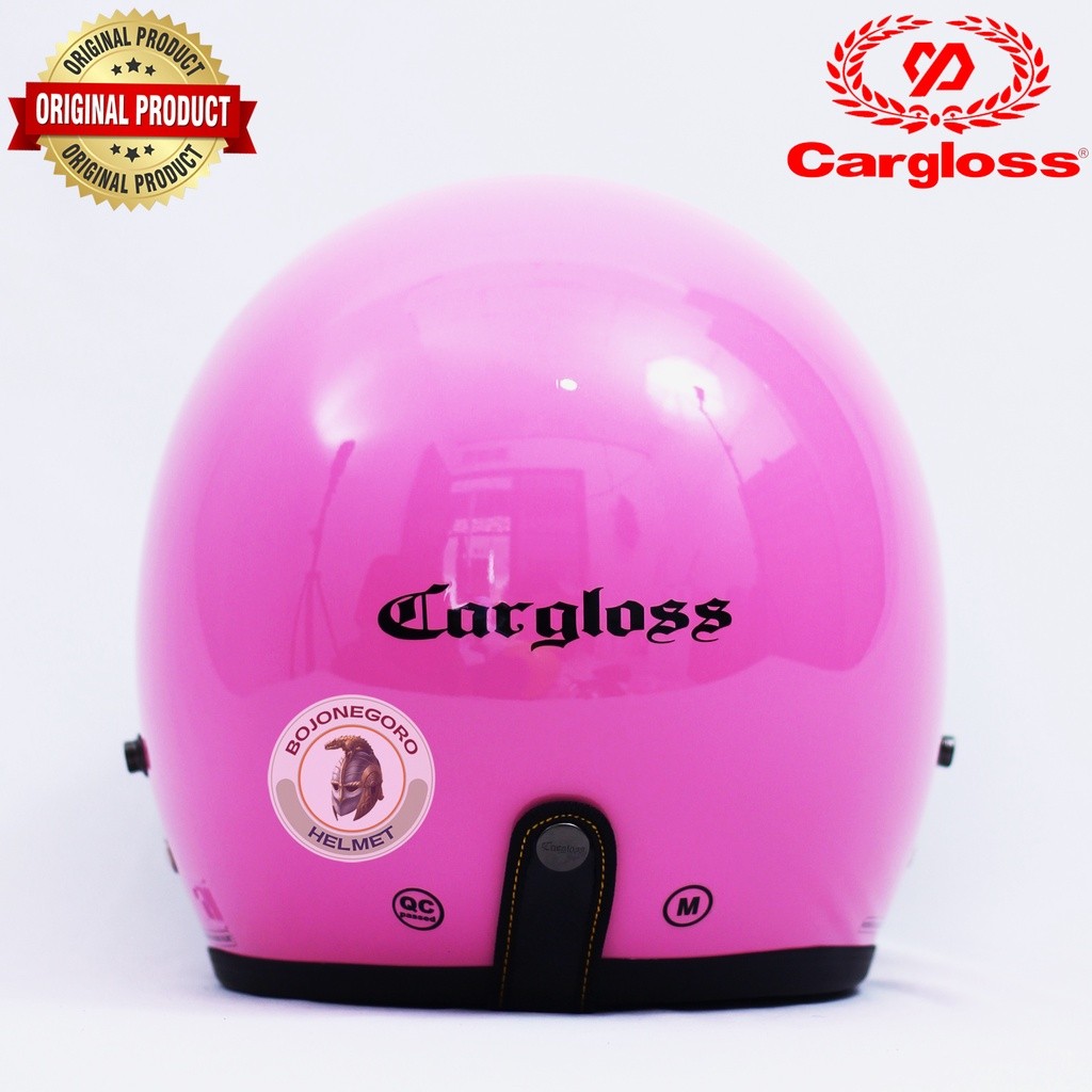 Maylikania Helm Cargloss Pink Retro Helm Half Face Original Cargloss Free Visor