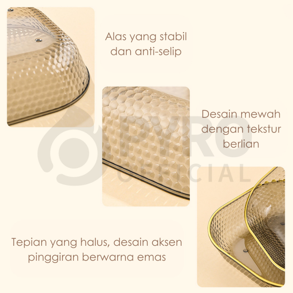 

Olivoliv Snack [Pyro] Set Piring Saji Isi 8 Pcs + Holder Besi Wadah Makanan Ringan Dan Tatakan