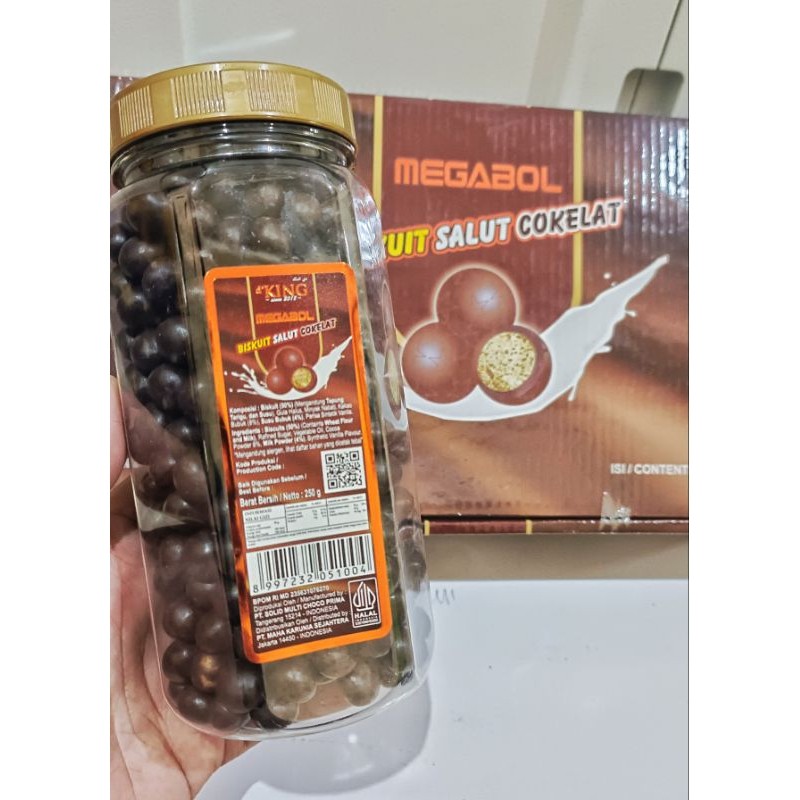 

Olivoliv Snack Bonibol Megabol Coklat D'King 1 Toples