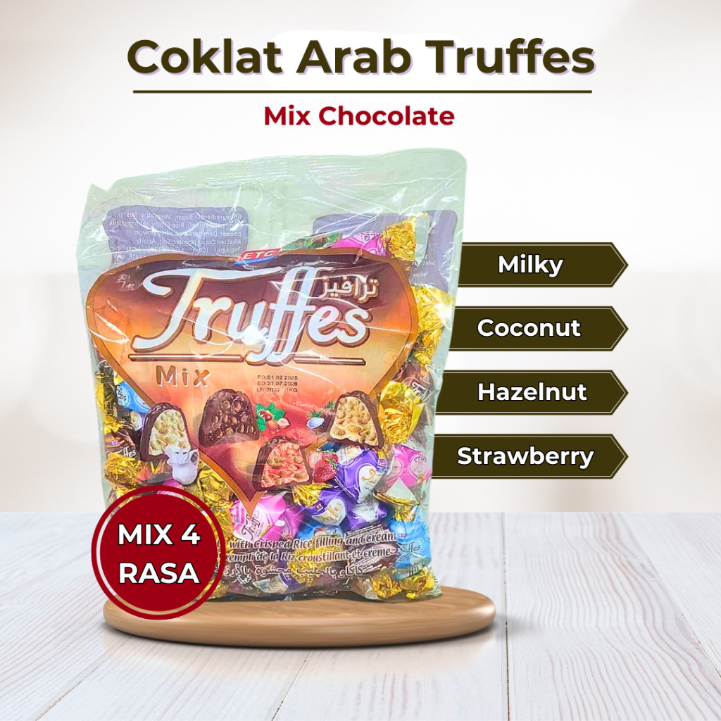

Olivoliv Snack Coklat Arab Truffes 1 Kg Coklat Oleh Oleh Haji Umroh Import