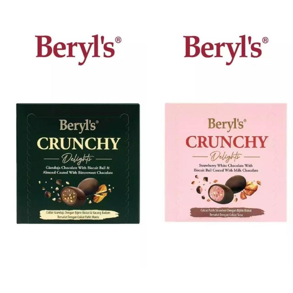 

Olivoliv Snack Beryls Crunchy Chocolate 60G Beryl'S Strawberry Whitw Chocolate With Biscuit Ball