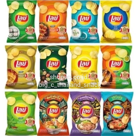 

Olivoliv Snack (Halal)Lays Original Thailand 44-48 Gr